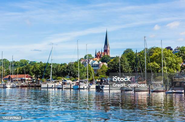 Flensburg Cityscape On Summer Day Stock Photo - Download Image Now - Flensburg, Nature, City