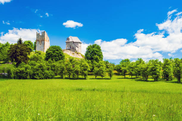 istock Brinje castle ruins, Lika, Croatia 1307356434