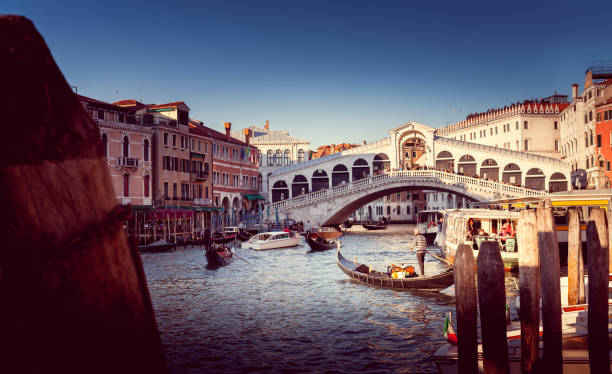 istock Bridge Ponte di Rialto in the Venice 1307357522