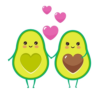 Ilustración de Lindos Personajes De Aguacate De Dibujos Animados Con Sonrisas Divertidas En El Amor Ilustración Vectorial y más Vectores Libres de Derechos de Aguacate - iStock Ilustración de Lindos Personajes De Aguacate De Dibujos Animados Con Sonrisas Divertidas En El Amor Ilustración Vectorial y más Vectores Libres de Derechos de Aguacate - iStock