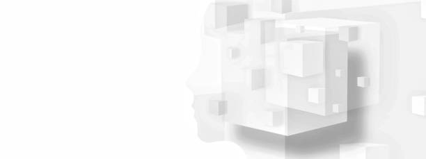 istock 3D illustration of an artistic woman's profile 1307368671