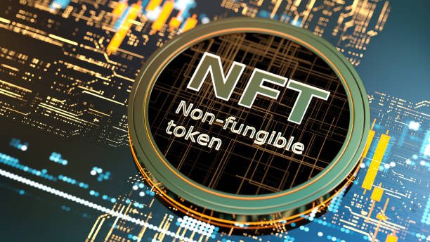 NFT non fungible token 3d concept non fungible token stock pictures, royalty-free photos & images