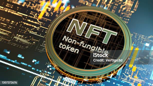Nft Non Fungible Token Stock Photo - Download Image Now - Non-Fungible Token, Blockchain, Cryptocurrency