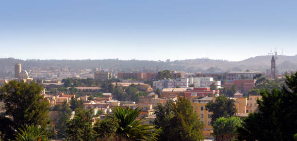 istock Asmara skyline - Presidential palace and churches, Eritrea 1307374218