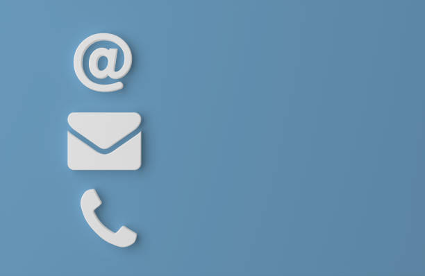 istock abstract contact icon symbol in front of background 1307377335