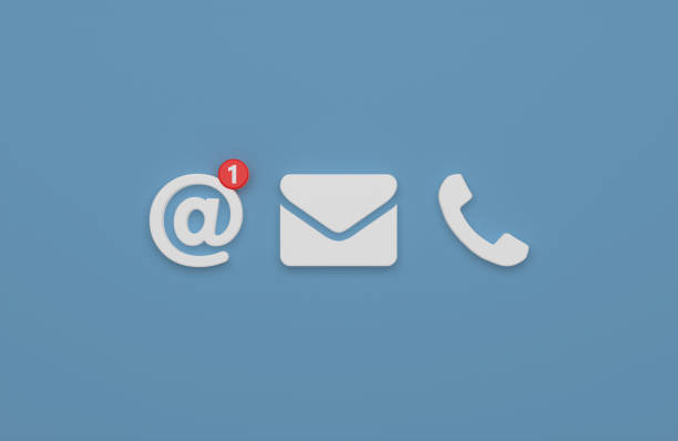 istock abstract contact icon symbol in front of background 1307377357