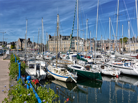Port of Paimpol, a commune in the Côtes-d'Armor department in Brittany in northwestern France