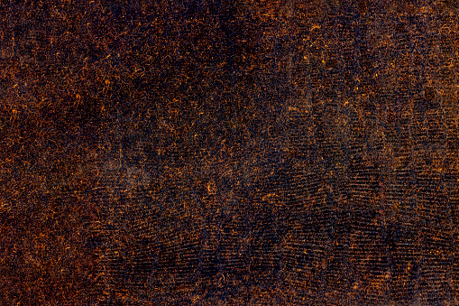 The surface of an old worn velvet, covered with dust and fibers.