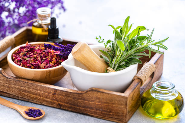 istock Aromatherapy and herbal medicine 1307388279