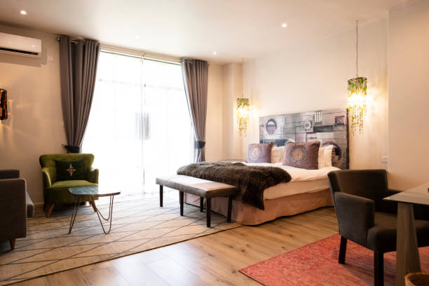 istock Large bedroom and living space 1307396817