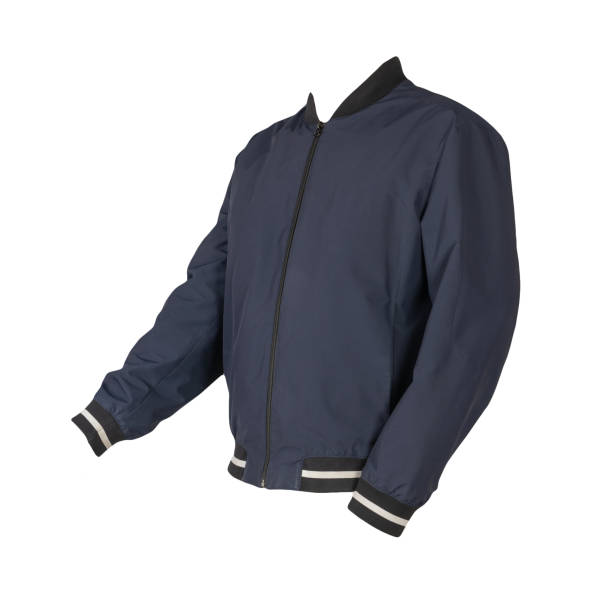 istock mens bomber jacket isolated on white background. fashionable clothes 1307397119