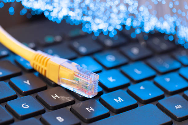 istock High speed fiber optic internet concept 1307397328