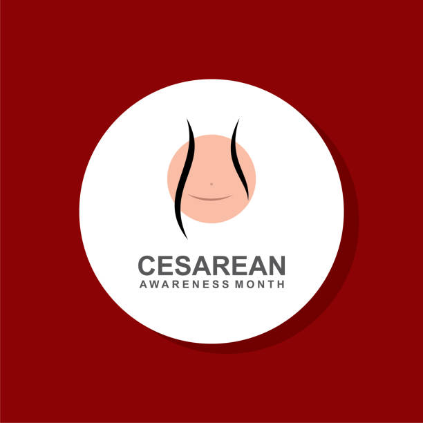 ilustrações de stock, clip art, desenhos animados e ícones de cesarean awareness month - cesarean