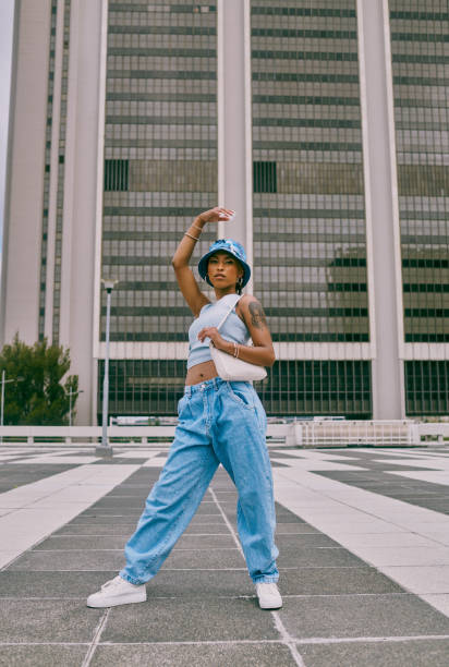 istock A denim ensemble that's 100% street approved 1307401231