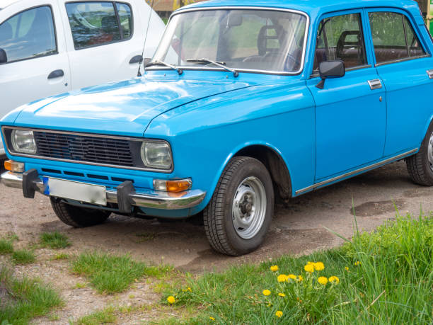 istock Old classic car from the former USSR 1307405070