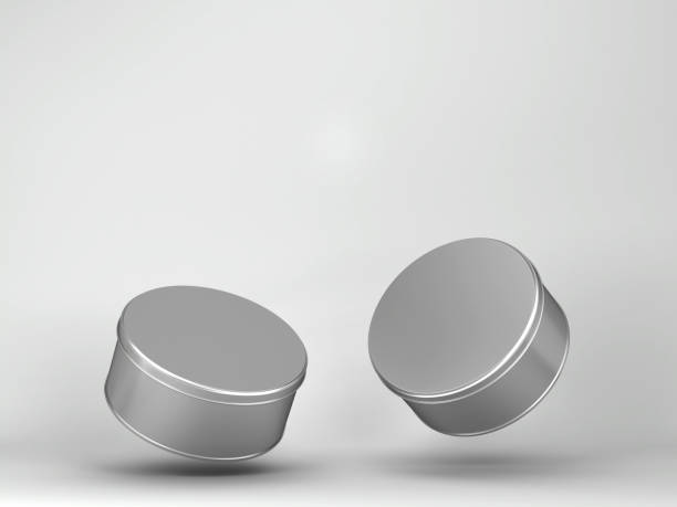 istock Blank tin can metal container for food or cosmetic 1307406250