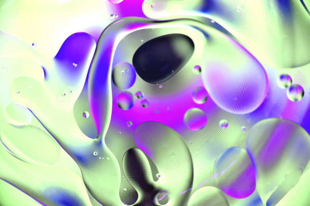 istock background, multicolored balls and shapeless stains, blur, texture, heterogeneous color, 1307406707