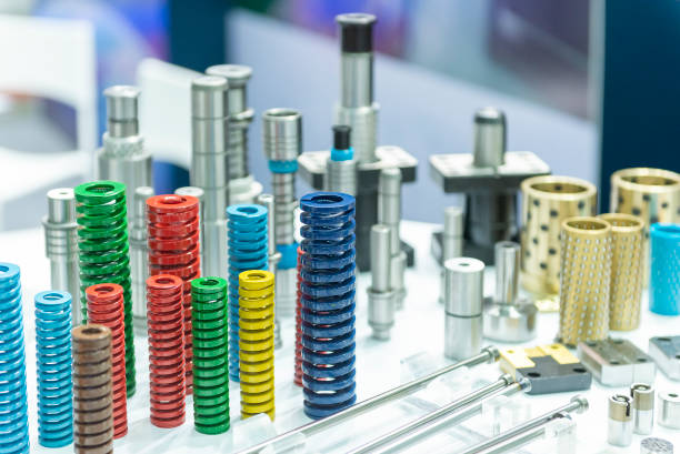 istock The group of compression spring for mold and die manufacturing process. 1307407872