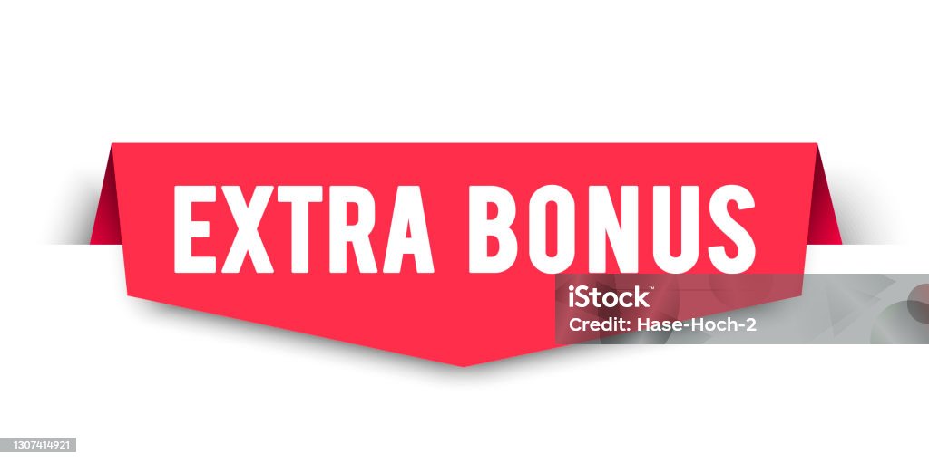 Extra Bonus Vector Vector Illustration Extra Bonus Label Stock Illustration - Download ...