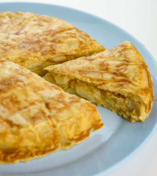 istock Typical Spanish potato omelette with onion 1307414936