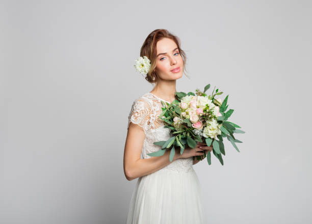 istock Portrait of beautiful bride 1307416766