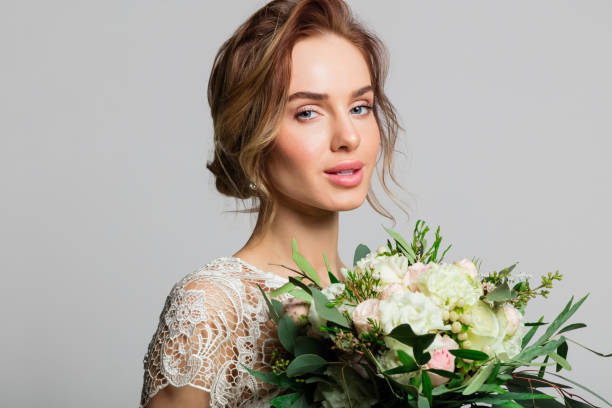 istock Portrait of beautiful bride 1307417008