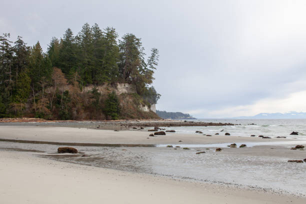 Thormanby Island is a beautiful island off the Sunshine Coast in British-Columbia stock photo
