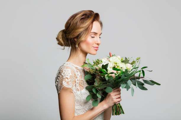 istock Portrait of beautiful bride 1307418645