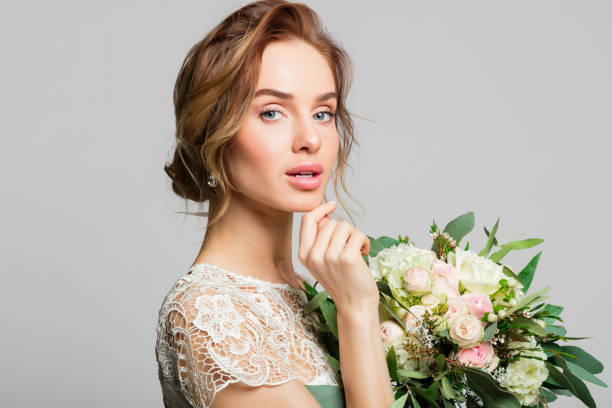 istock Portrait of beautiful bride 1307419545