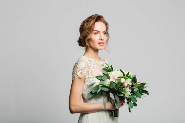istock Portrait of beautiful bride 1307419693