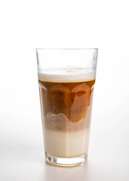 istock Large glass of Italian latte 1307421101