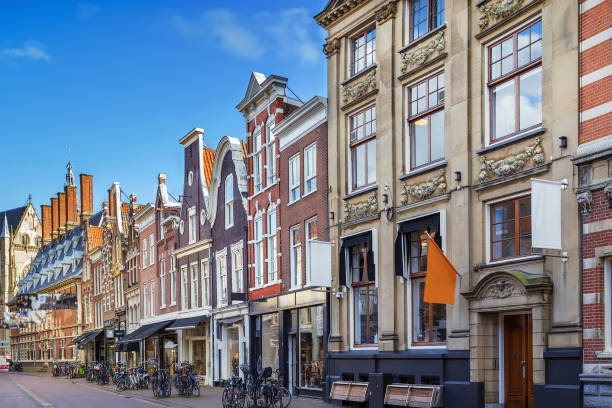 istock Street in Haarlem, Netherlands 1307421426