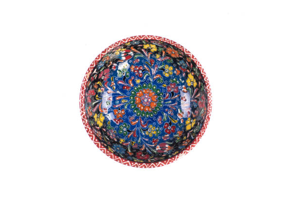 istock uzbek plate isolated on white background 1307421590