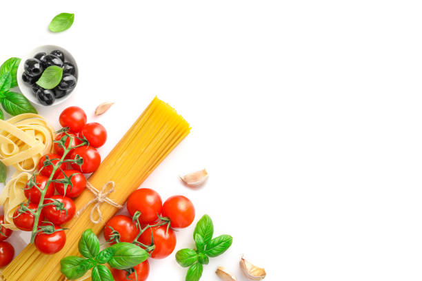 istock Food ingredients for italian pasta 1307423172