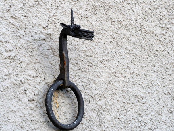 istock Medieval Dragon shape torch holder in Italy 1307425009