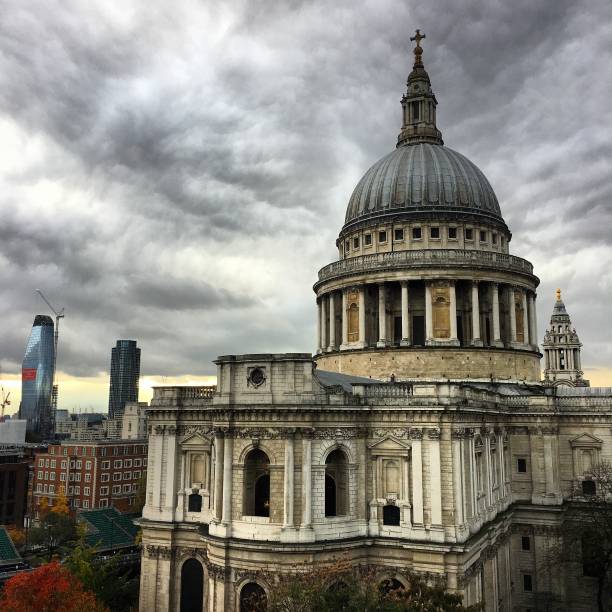 The magnificent St Paul’s Cathedral. stock photo