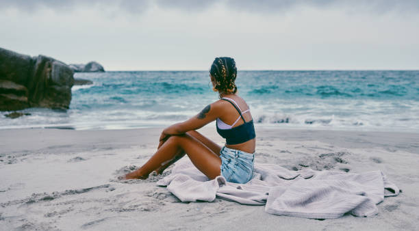 istock Some time alone at the beach does wonders 1307428484
