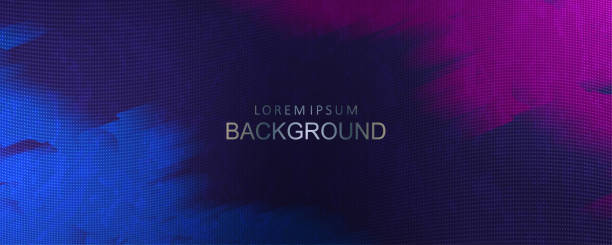 istock Textured abstract design with a gradient of blue and purple hues 1307438352