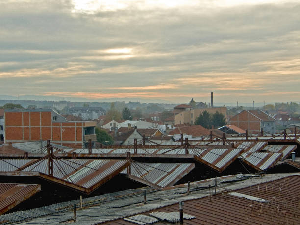 istock Panoramic view on old, industrial part of town (Picture No 01) 1307447658