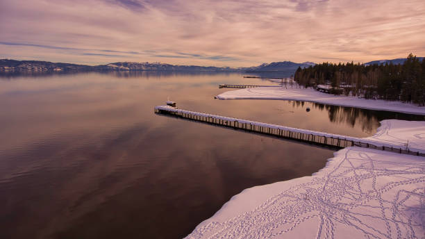istock Tahoe City Dock Winter 1307447891