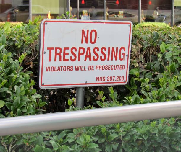 istock No trespassing sign 1307452722