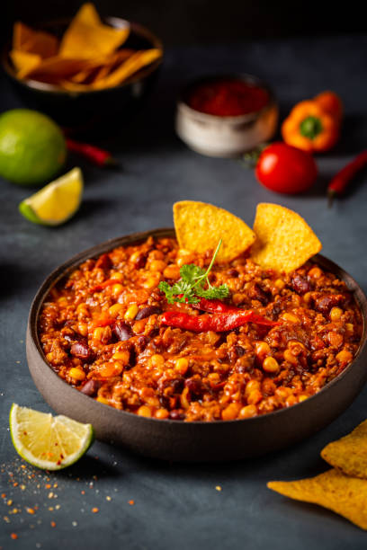 istock Mexican chili with meat 1307453679