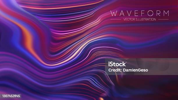 Flow Background Computer Plexus Vector Retro Technology Background Computer Technology Color ...
