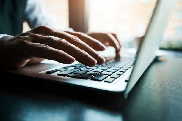 istock Businessman working on laptop 1307456538