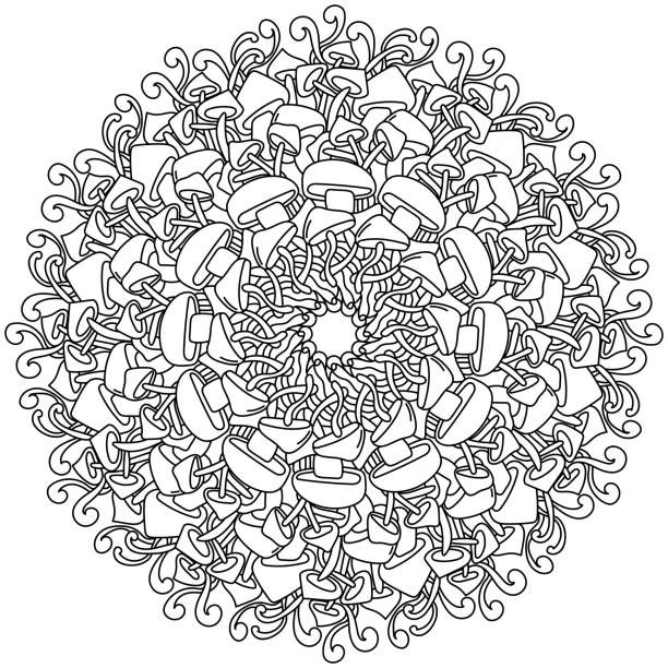590+ Trippy Mushroom Tattoos Stock Illustrations, Royalty-Free Vector