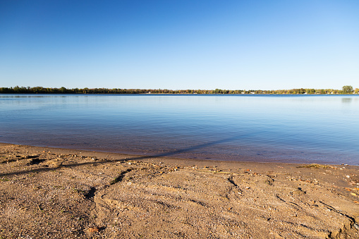 A calm lake on a beautiful Minnesota September evening.