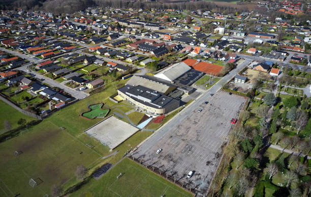 istock detached house area in small town 1307462564