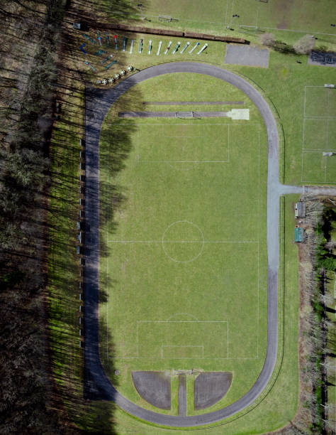 istock Sports field seen from above 1307462701