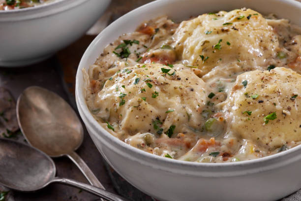 istock Creamy Chicken and Dumplings 1307470014