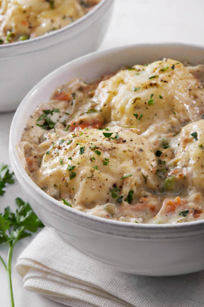 istock Creamy Chicken and Dumplings 1307471137